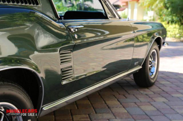 1967 highland Green Ford Mustang Fastback