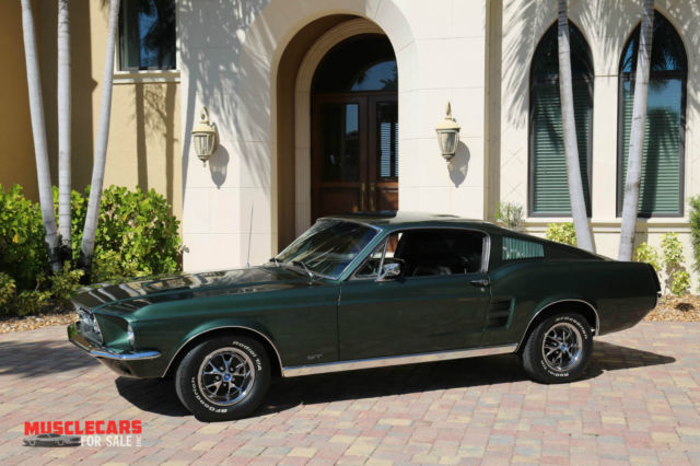 1967 highland Green Ford Mustang Fastback