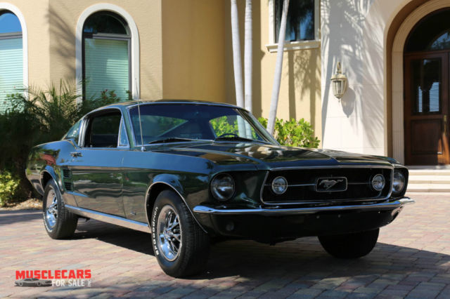 1967 highland Green Ford Mustang Fastback