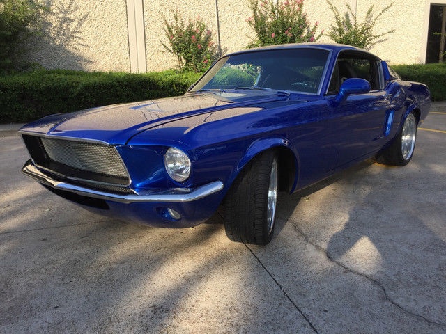 1967 Silver Ford Mustang