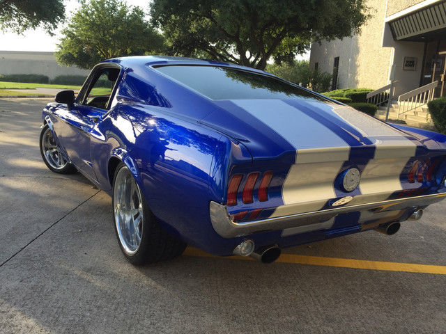1967 Silver Ford Mustang