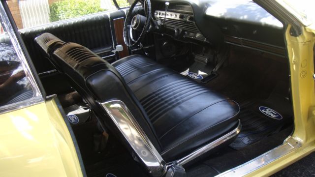 1967 Yellow Ford Galaxie Convertible