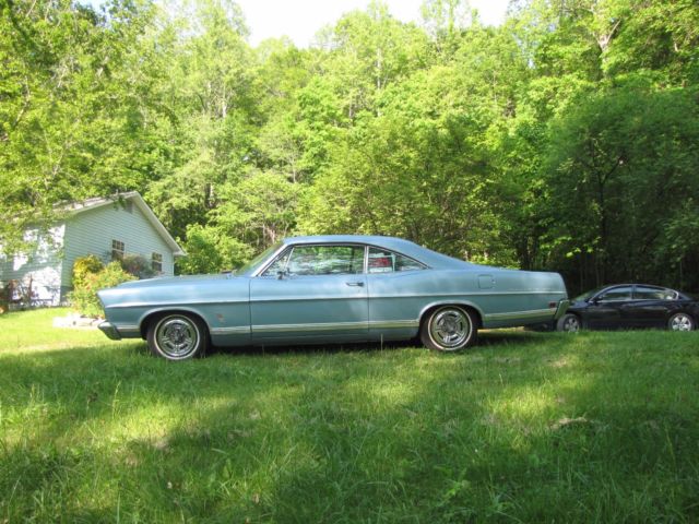 1967 Brittany Blue Ford Galaxie 2 door