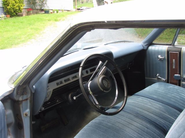 1967 Brittany Blue Ford Galaxie 2 door