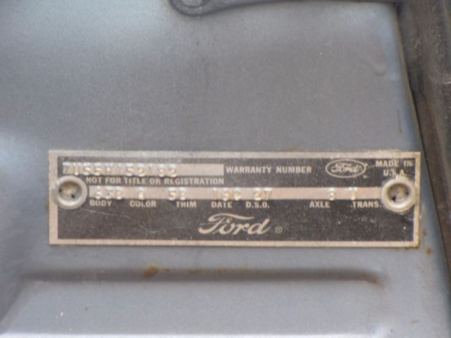 1967 Brittany Blue Ford Galaxie 2 door