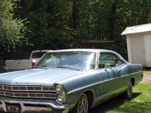 1967 Brittany Blue Ford Galaxie 2 door