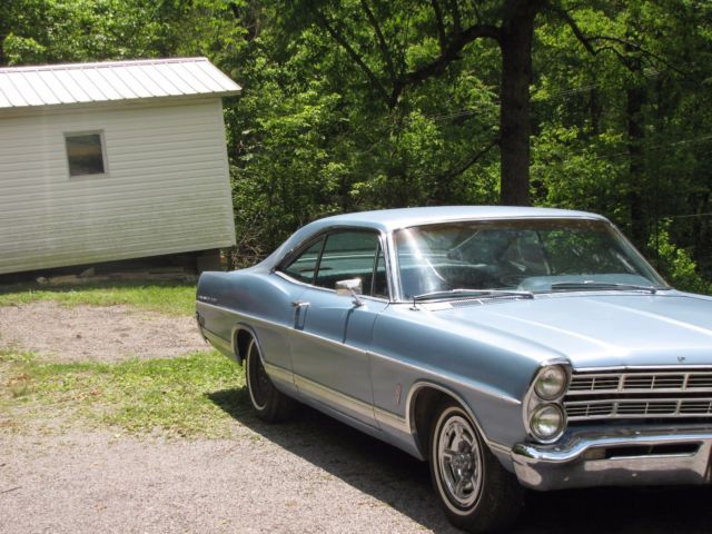 1967 Brittany Blue Ford Galaxie 2 door