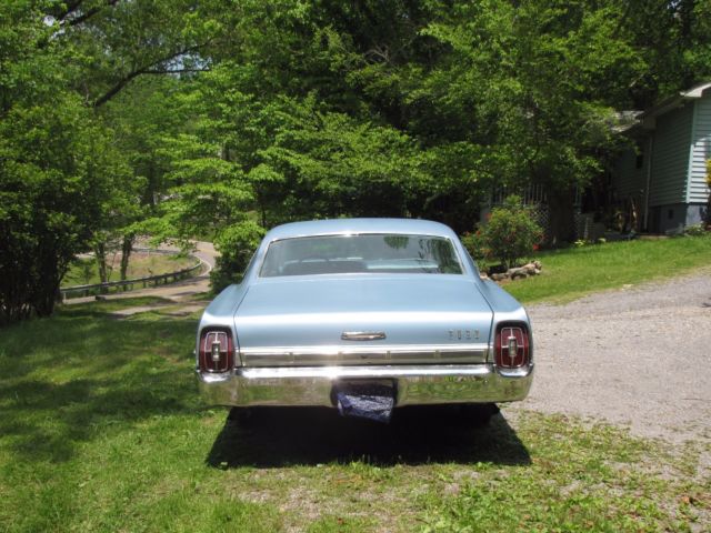 1967 Brittany Blue Ford Galaxie 2 door