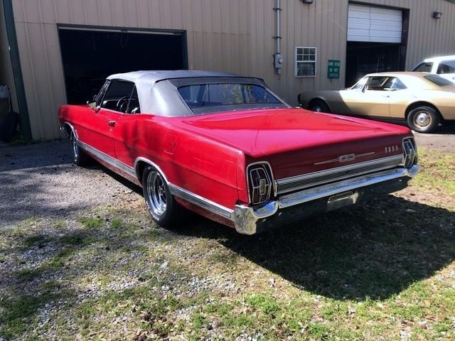 1967 Red Ford Galaxie Convertible