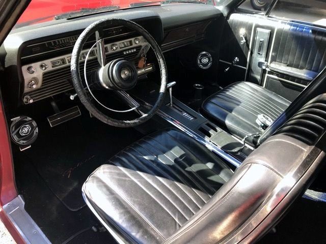 1967 Red Ford Galaxie Convertible