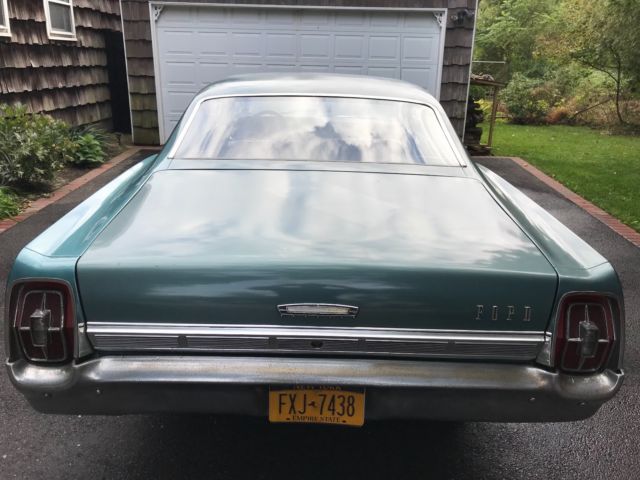 1967 Green Ford Galaxie Fastback