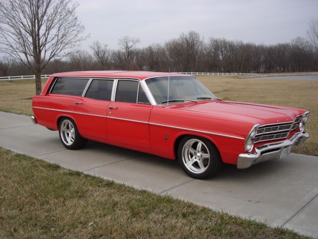 1967 Red Ford Galaxie