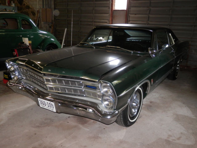 1967 Green Ford Galaxie 2 DOOR HARDTOP