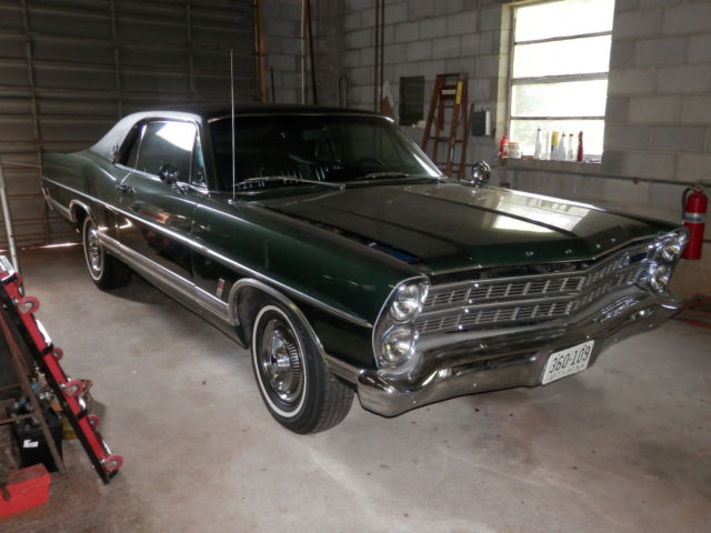 1967 Green Ford Galaxie 2 DOOR HARDTOP