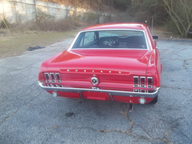 1967 Red Ford Mustang 2 DOOR