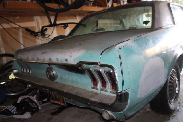 1967 Green Ford Mustang Coupe