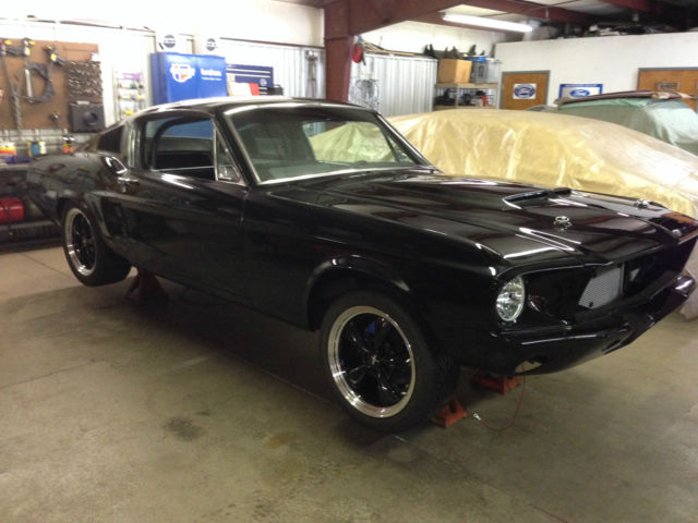 1967 Black Ford Mustang