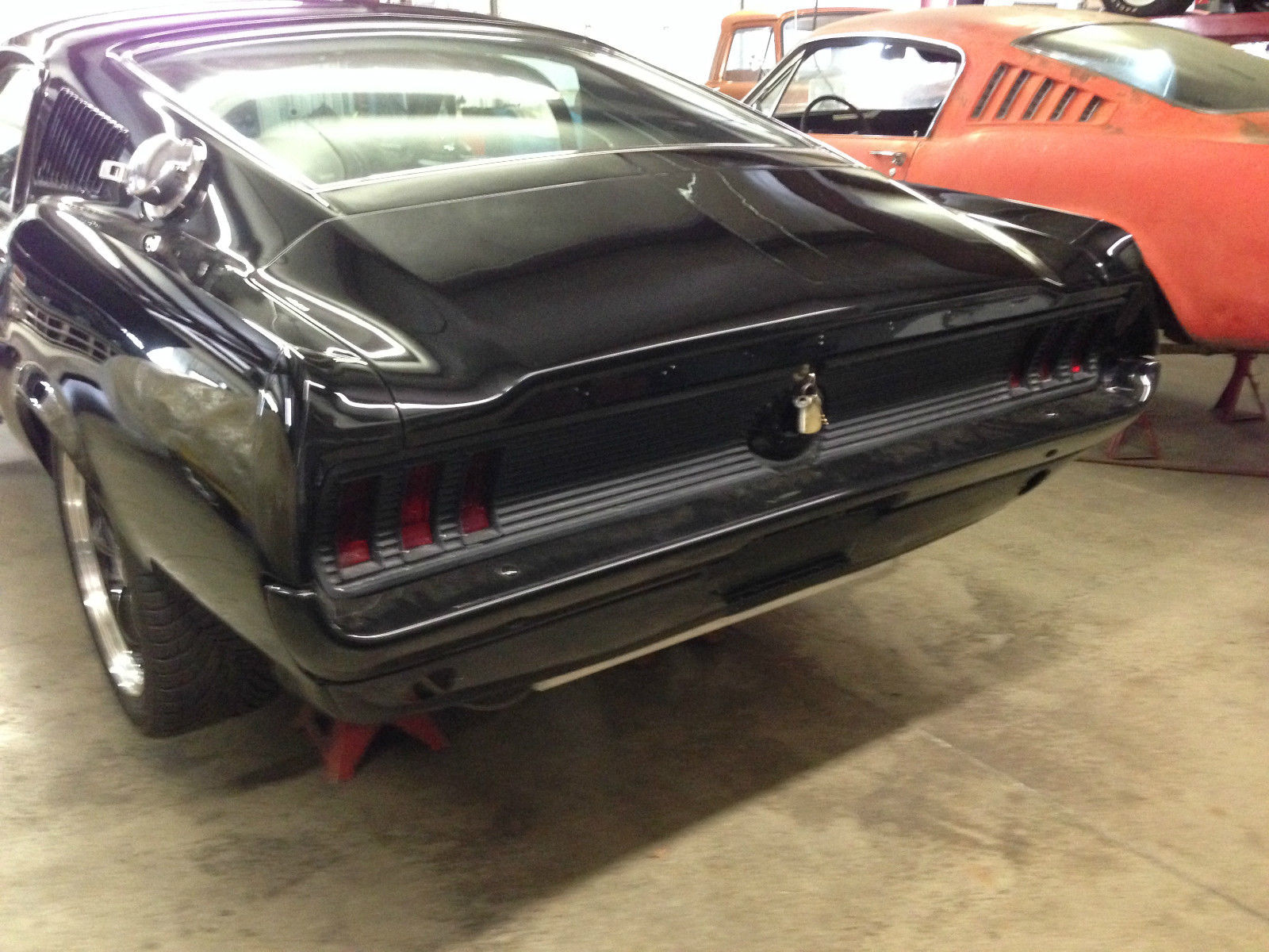 1967 Black Ford Mustang