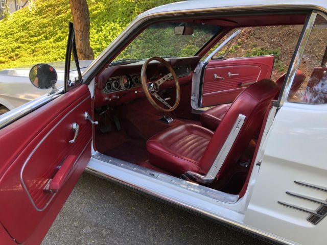 1967 Peralescent White Ford Mustang Coupe