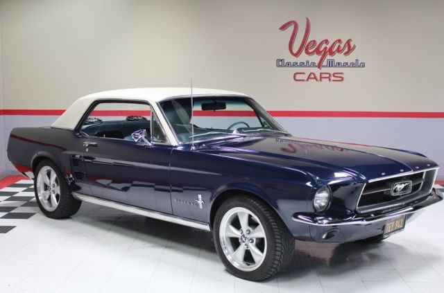 1967 Blue Ford Mustang Coupe