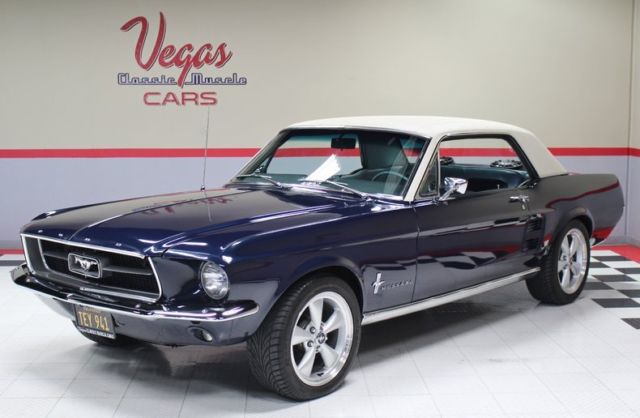 1967 Blue Ford Mustang Coupe