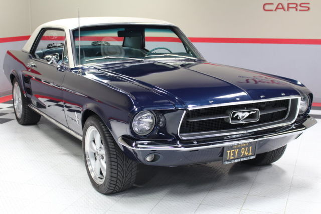 1967 Blue Ford Mustang Coupe