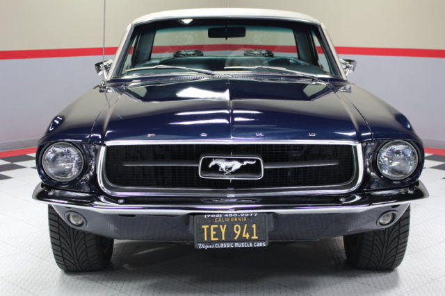 1967 Blue Ford Mustang Coupe