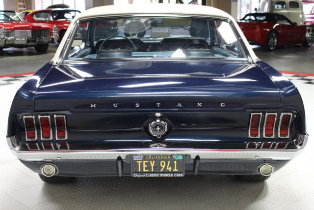 1967 Blue Ford Mustang Coupe