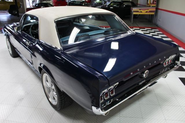 1967 Blue Ford Mustang Coupe