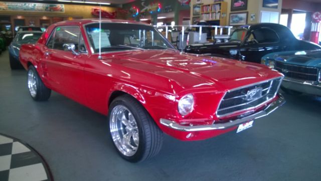 1967 Red Ford Mustang Coupe