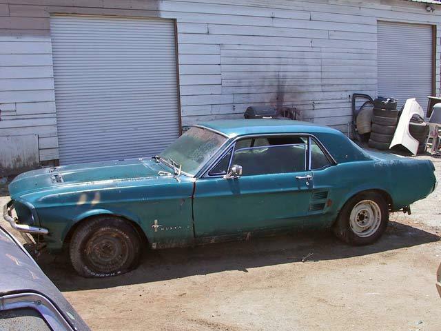 1967 Blue Ford Mustang Coupe