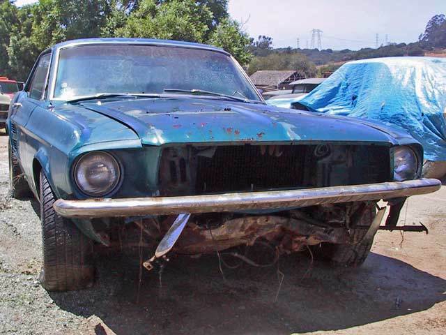 1967 Blue Ford Mustang Coupe