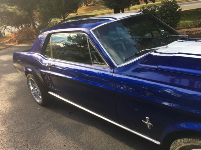 1967 Blue Ford Mustang Coupe