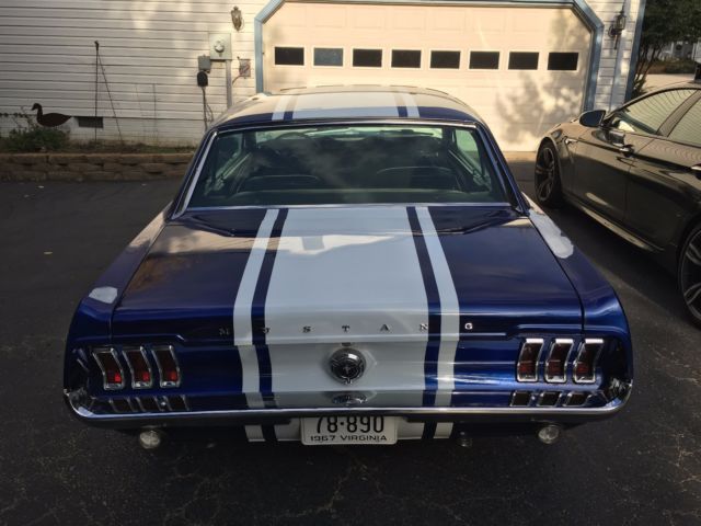1967 Blue Ford Mustang Coupe