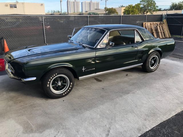 1967 Green Ford Mustang Coupe