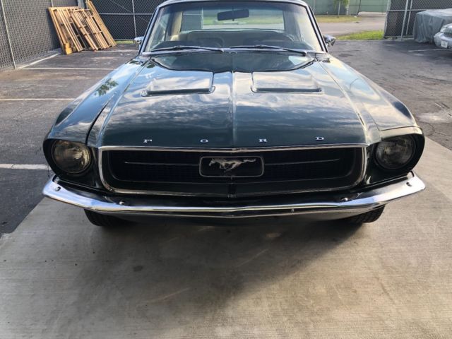 1967 Green Ford Mustang Coupe