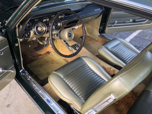 1967 Green Ford Mustang Coupe