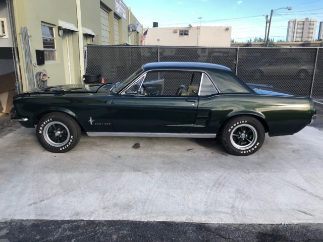 1967 Green Ford Mustang Coupe
