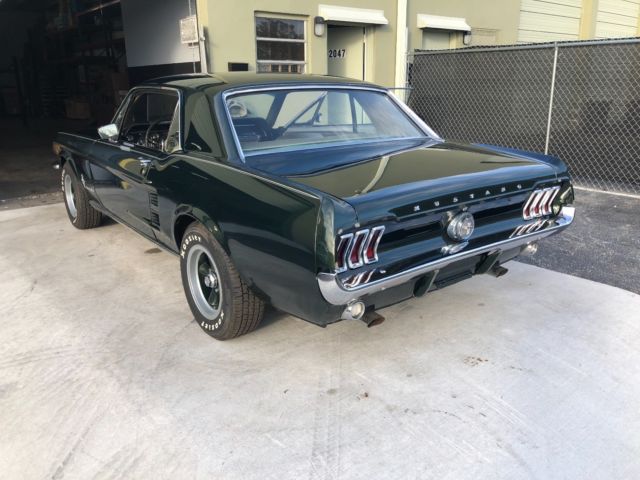 1967 Green Ford Mustang Coupe