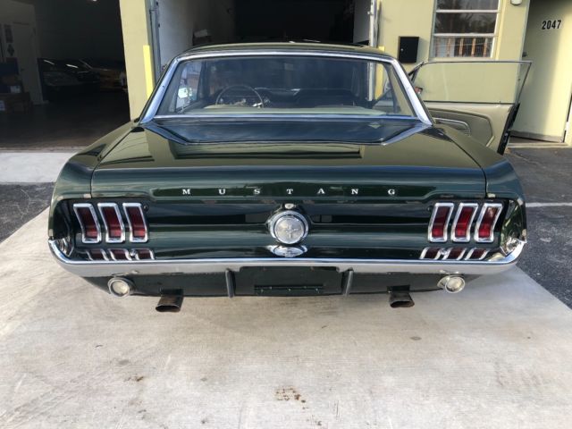 1967 Green Ford Mustang Coupe