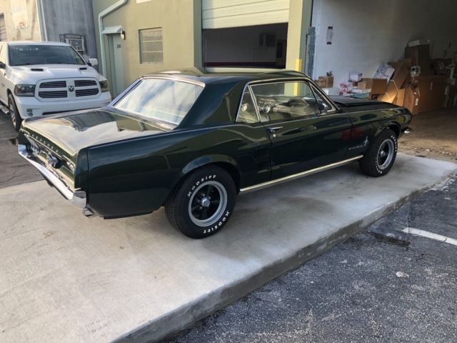 1967 Green Ford Mustang Coupe