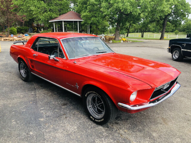 1967 Red Ford Mustang --