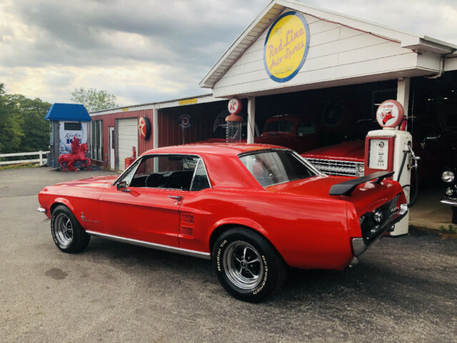 1967 Red Ford Mustang --