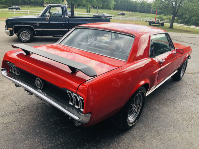 1967 Red Ford Mustang --