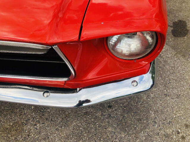 1967 Red Ford Mustang --