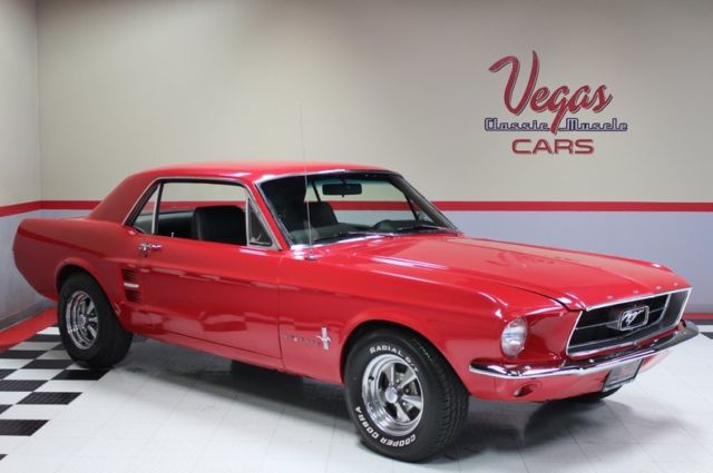 1967 Red Ford Mustang Coupe