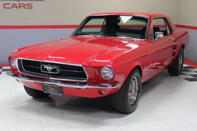 1967 Red Ford Mustang Coupe
