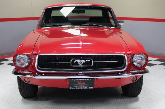 1967 Red Ford Mustang Coupe