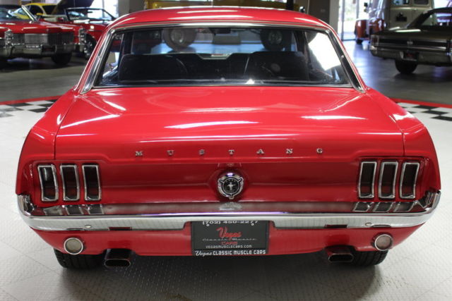 1967 Red Ford Mustang Coupe