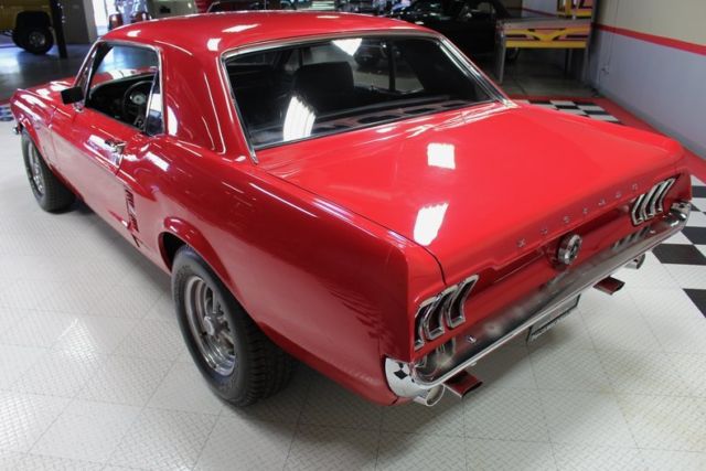 1967 Red Ford Mustang Coupe